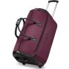 imageModoker Rolling Garment Bags Large Garment Duffle Bag with Wheels 3 in 1 Garment Suit Luggage Bag for Women Men Business Travel Weekender BlackRed
