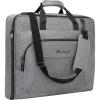 imageModoker Suit Luggage Garment Bag with Shoulder Strap Suit Carry on Bag Hanging Suitcase Garment Bags for Men Women Business TravelGrey2