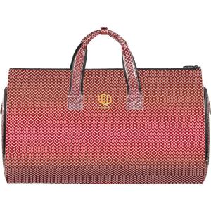 imageModoker Carry on Garment Bags for Travel Convertible Garment Duffel Bag with Shoulder Strap for Men Women 2 in 1 Hanging Suitcase Suit Travel Bags Glitter RedBling Red
