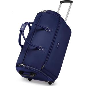 imageModoker Rolling Garment Bags Large Garment Duffle Bag with Wheels 3 in 1 Garment Suit Luggage Bag for Women Men Business Travel Weekender BlackBlue