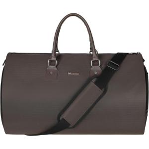 imageWomens Convertible Garment Bags for Travel Modoker Waterproof Carry On Garment Bag Garment Duffel BagClassic Brown