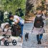 imageModoker Dog Travel Bag  Airline Approved Backpack for Pet Accessories Organizer Tote Weekend Bag with 2 Dog Food Containers 2 Collapsible Bowls 1 Pet Mat BlackBlack