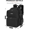 image:imageModoker 189 Inch Travel Backpack for Men Computer Backpack with USB Charging Port Laptop Backpacks for Traveling on Airline Carry on Work Backpack Heavy Duty BackpackBlack