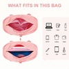 image:imageModoker Carry on Tote Bags for Airplanes Travel Duffel Bags for Women Overnight Tote Bags with Trolley Sleeve Personal Item Bag for Air Travel Weekender Gym Bags for WomenPink