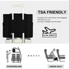 image:imageModoker Carry on Tote Bags for Airplanes Travel Duffel Bags for Women Overnight Tote Bags with Trolley Sleeve Personal Item Bag for Air Travel Weekender Gym Bags for WomenBlack