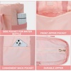 image:imageModoker Carry on Tote Bags for Airplanes Travel Duffel Bags for Women Overnight Tote Bags with Trolley Sleeve Personal Item Bag for Air Travel Weekender Gym Bags for WomenPink