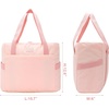 image:imageModoker Carry on Tote Bags for Airplanes Travel Duffel Bags for Women Overnight Tote Bags with Trolley Sleeve Personal Item Bag for Air Travel Weekender Gym Bags for WomenPink