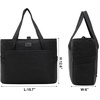 image:imageModoker Carry on Tote Bags for Airplanes Travel Duffel Bags for Women Overnight Tote Bags with Trolley Sleeve Personal Item Bag for Air Travel Weekender Gym Bags for WomenBlack
