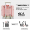 image:imageModoker Carry on Tote Bags for Airplanes Travel Duffel Bags for Women Overnight Tote Bags with Trolley Sleeve Personal Item Bag for Air Travel Weekender Gym Bags for WomenPink