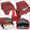 image:imageModoker Vintage Women Laptop Backpack Bookbag for Women Travel Backpack with USB Charging Port Fashion Rucksack Backpack Fits 156 Inch Notebook PurpleRed