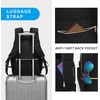 image:imageModoker Vintage Women Laptop Backpack Bookbag for Women Travel Backpack with USB Charging Port Fashion Rucksack Backpack Fits 156 Inch Notebook PurpleQuilted Black