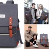 image:imageModoker Vintage Women Laptop Backpack Bookbag for Women Travel Backpack with USB Charging Port Fashion Rucksack Backpack Fits 156 Inch Notebook PurpleClassic Grey