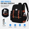 image:imageModoker Vintage Women Laptop Backpack Bookbag for Women Travel Backpack with USB Charging Port Fashion Rucksack Backpack Fits 156 Inch Notebook PurpleClassic Black