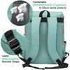 image:imageModoker Vintage Women Laptop Backpack Bookbag for Women Travel Backpack with USB Charging Port Fashion Rucksack Backpack Fits 156 Inch Notebook PurpleClassic Green