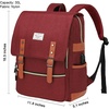 image:imageModoker Vintage Women Laptop Backpack Bookbag for Women Travel Backpack with USB Charging Port Fashion Rucksack Backpack Fits 156 Inch Notebook PurpleRed