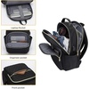 image:imageModoker Vintage Women Laptop Backpack Bookbag for Women Travel Backpack with USB Charging Port Fashion Rucksack Backpack Fits 156 Inch Notebook PurpleQuilted Black