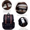 image:imageModoker Vintage Women Laptop Backpack Bookbag for Women Travel Backpack with USB Charging Port Fashion Rucksack Backpack Fits 156 Inch Notebook PurpleRetro Black