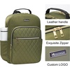 image:imageModoker Vintage Women Laptop Backpack Bookbag for Women Travel Backpack with USB Charging Port Fashion Rucksack Backpack Fits 156 Inch Notebook PurpleQuilted Olive