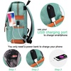 image:imageModoker Vintage Women Laptop Backpack Bookbag for Women Travel Backpack with USB Charging Port Fashion Rucksack Backpack Fits 156 Inch Notebook PurpleClassic Green