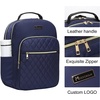 image:imageModoker Vintage Women Laptop Backpack Bookbag for Women Travel Backpack with USB Charging Port Fashion Rucksack Backpack Fits 156 Inch Notebook PurpleQuilted Blue