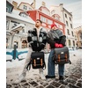 image:imageModoker Vintage Women Laptop Backpack Bookbag for Women Travel Backpack with USB Charging Port Fashion Rucksack Backpack Fits 156 Inch Notebook PurpleClassic Black