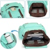 image:imageModoker Vintage Women Laptop Backpack Bookbag for Women Travel Backpack with USB Charging Port Fashion Rucksack Backpack Fits 156 Inch Notebook PurpleRetro Green